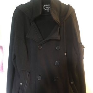 Black Peacoat, 3xl